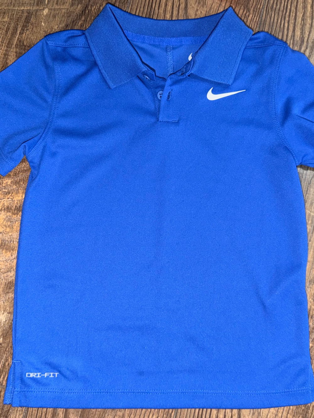 Nike Royal Blue Kids Polo with White Swoosh